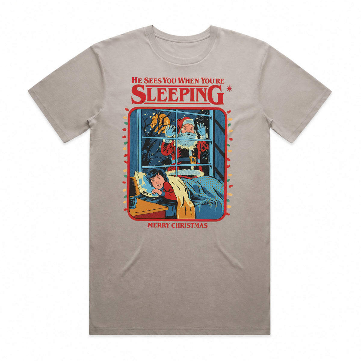 He Sees You When You're Sleeping Christmas T-Shirt