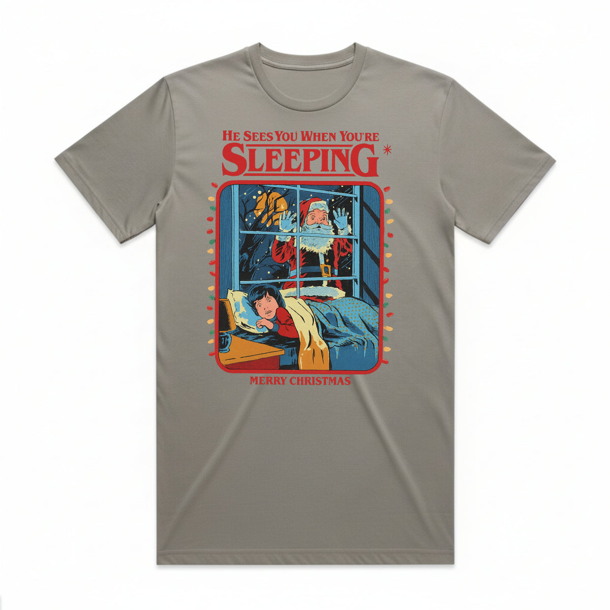 He Sees You When You're Sleeping Christmas T-Shirt