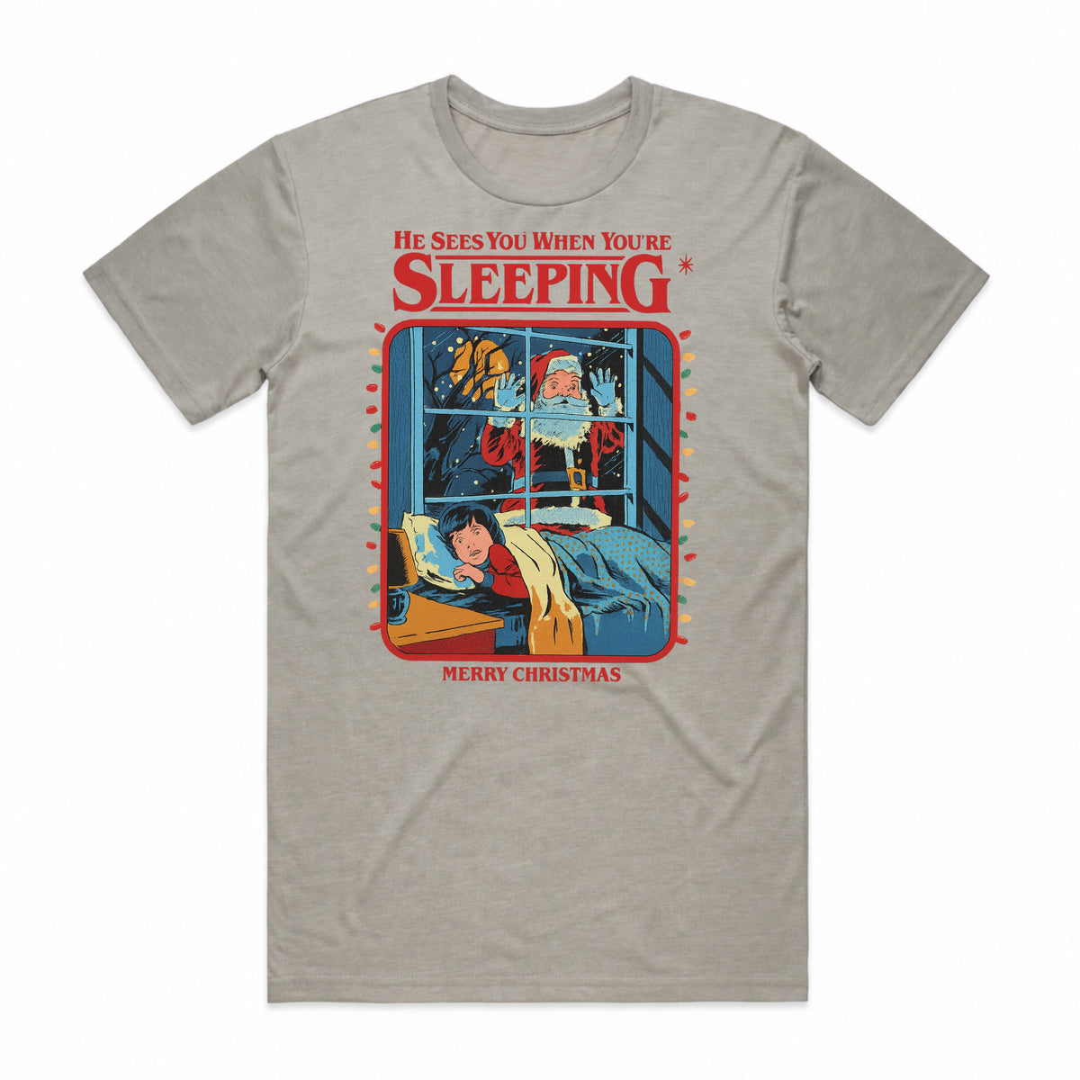 He Sees You When You're Sleeping Christmas T-Shirt