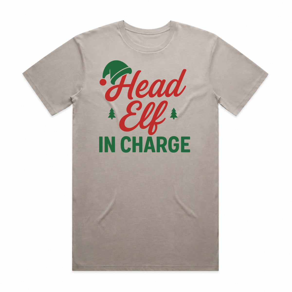 Head Elf in Charge Christmas T-Shirt
