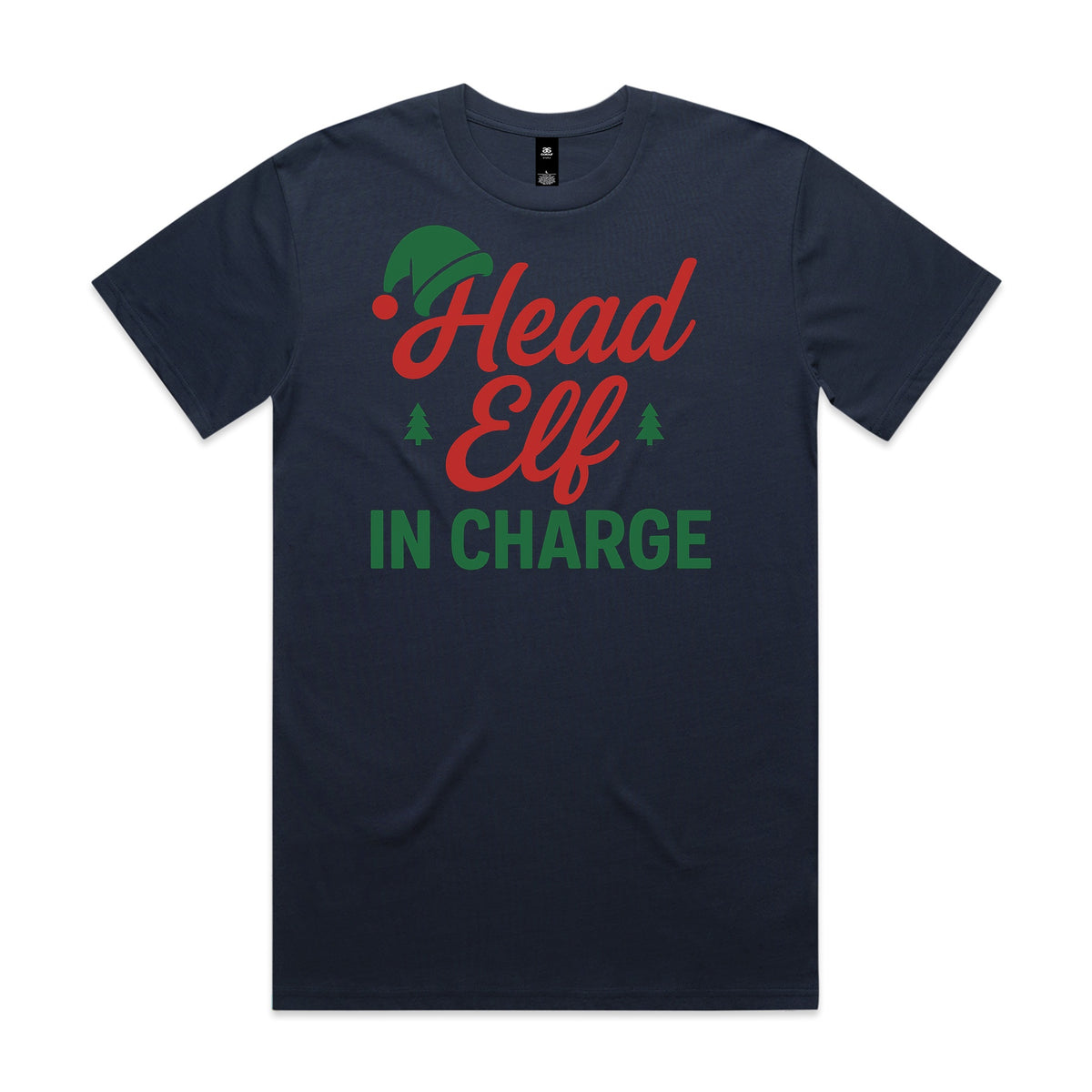 Head Elf in Charge Christmas T-Shirt