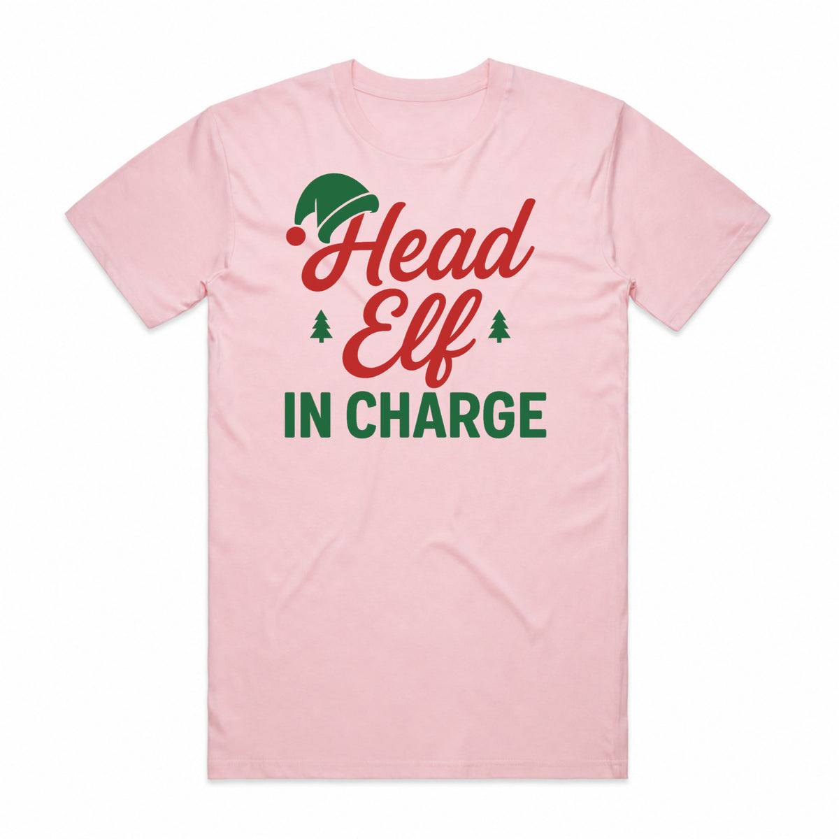 Head Elf in Charge Christmas T-Shirt