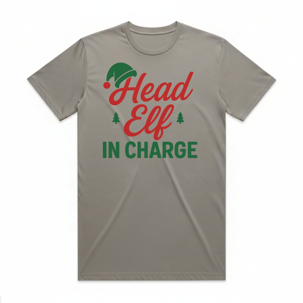 Head Elf in Charge Christmas T-Shirt