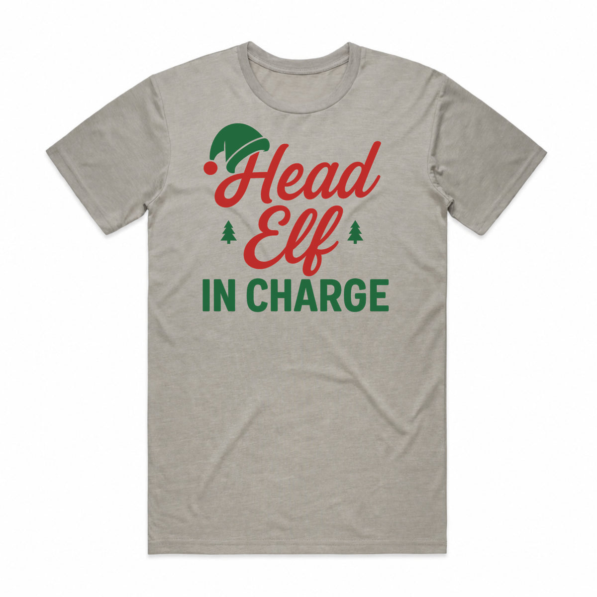 Head Elf in Charge Christmas T-Shirt