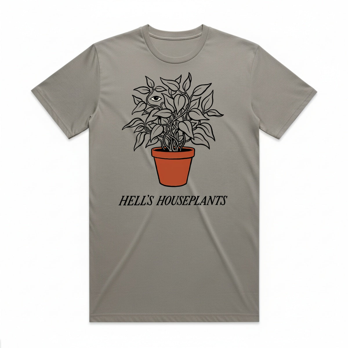Hell's Houseplants T-Shirt - Phantom Gray