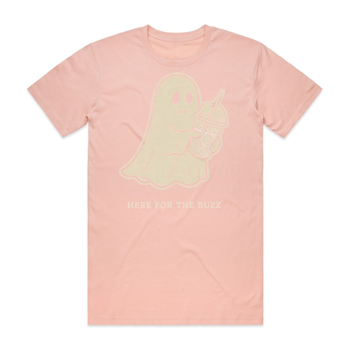 Here For The Buzz T-Shirt - Boo-tiful Blush