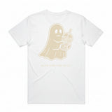 Here For The Buzz T-Shirt - Casper White