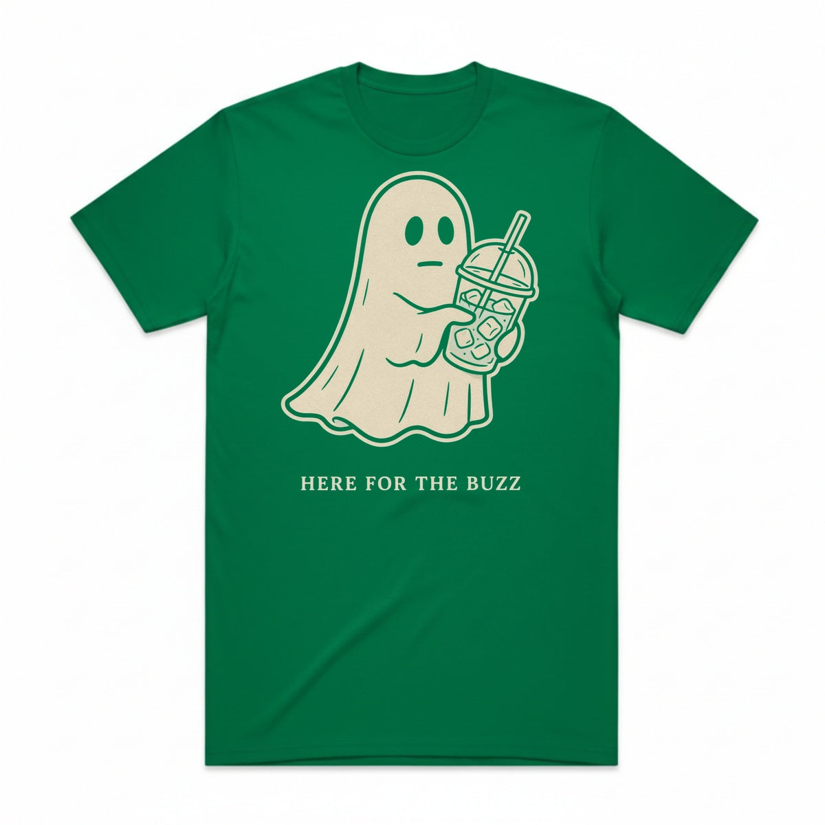 Here For The Buzz T-Shirt - Frankenstein