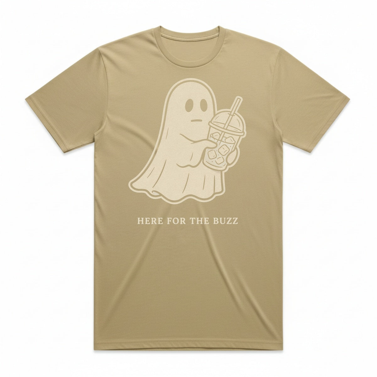Here For The Buzz T-Shirt - Mummy Wrap
