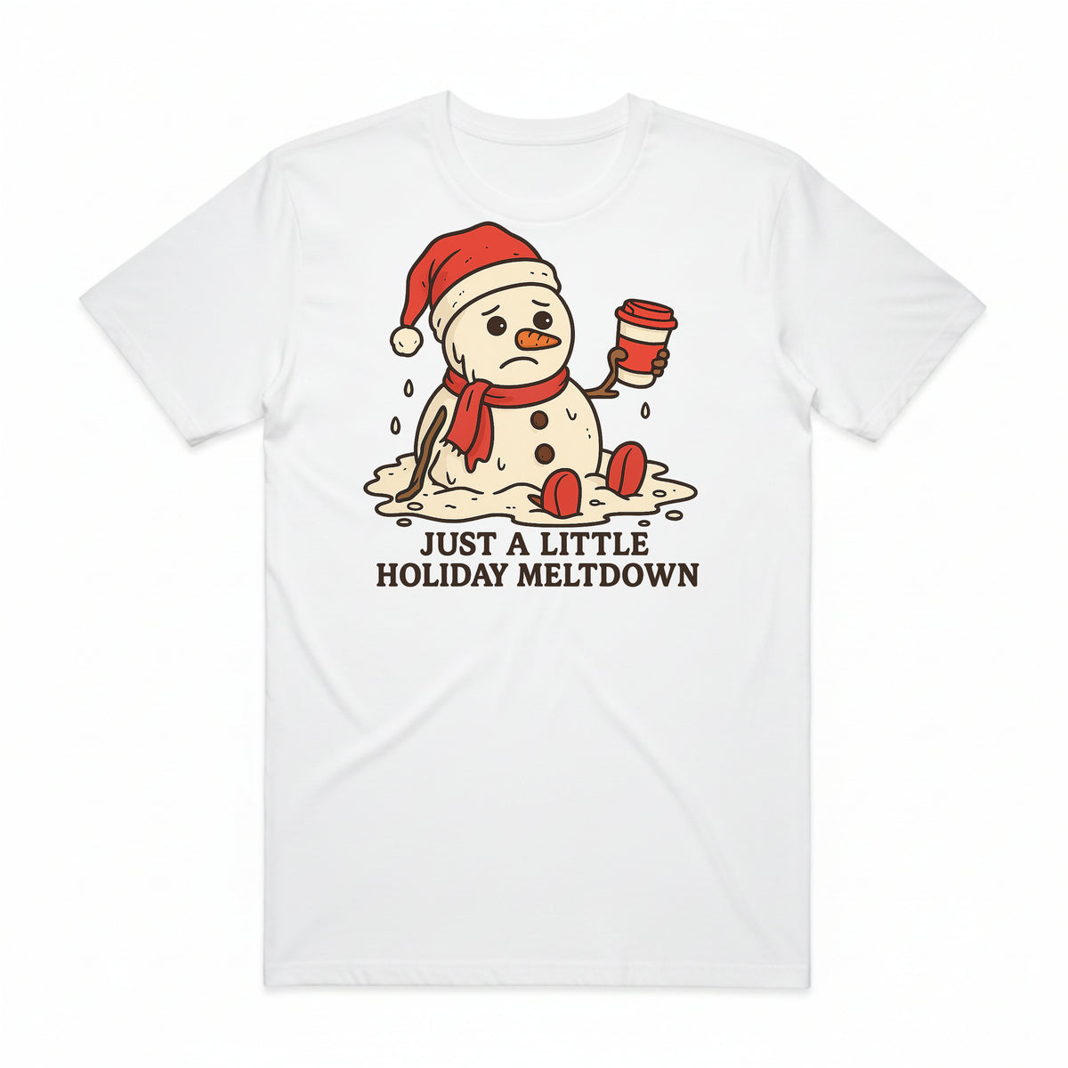 Holiday Meltdown Snowman T-Shirt