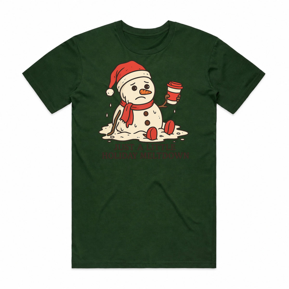 Holiday Meltdown Snowman T-Shirt