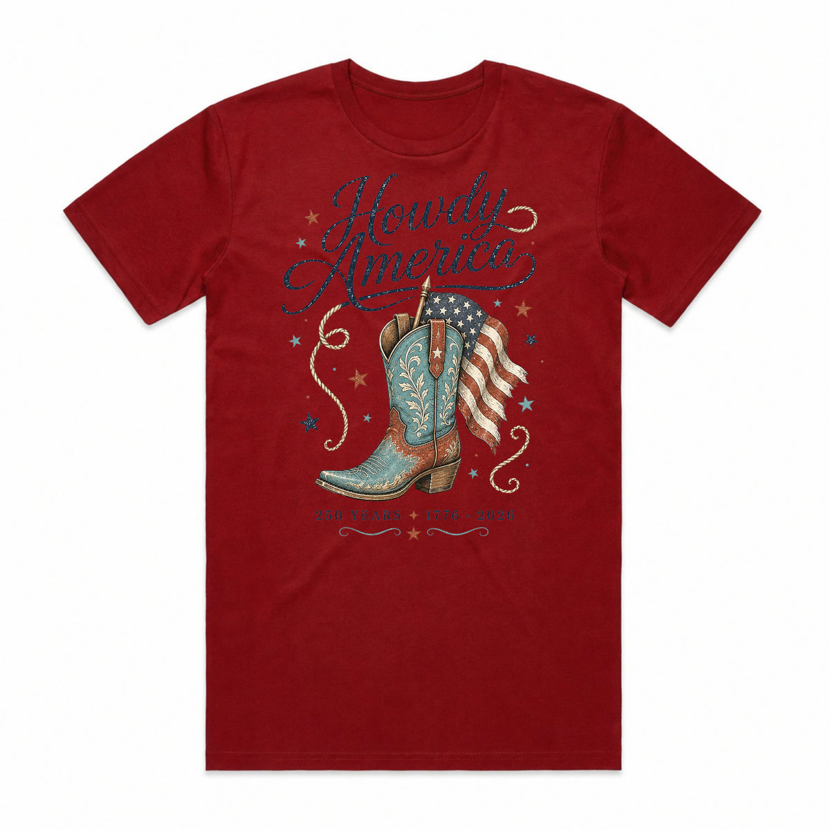 Howdy America 250 Years T-Shirt