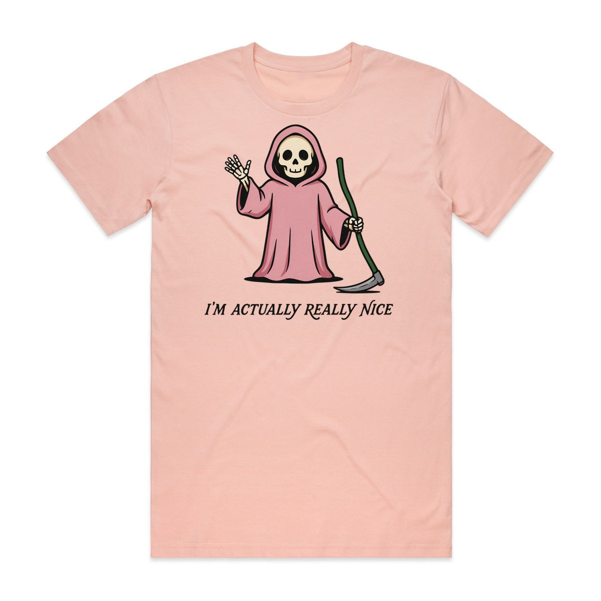I'm Actually Really Nice T-Shirt - Boo-tiful Blush