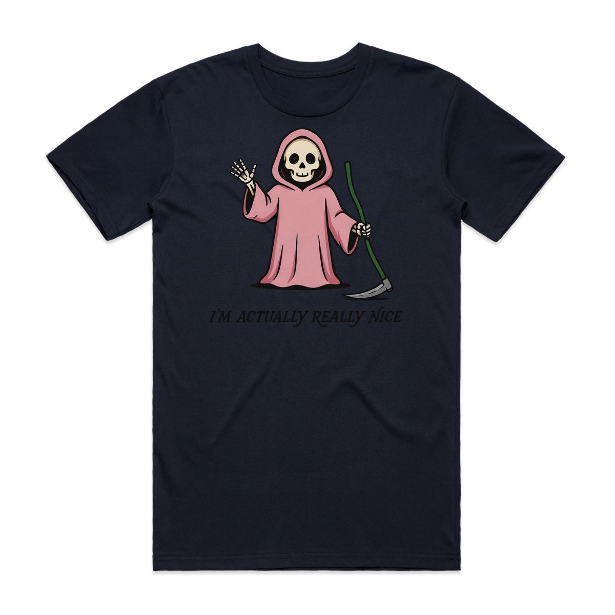 I'm Actually Really Nice T-Shirt - Midnight Haunt