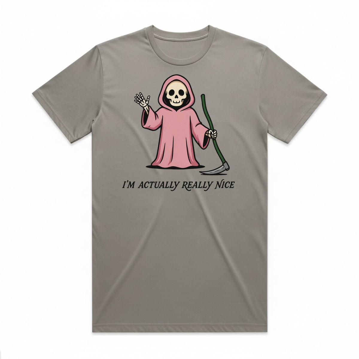 I'm Actually Really Nice T-Shirt - Phantom Gray