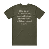 Inoffensive Holiday-Themed T-Shirt
