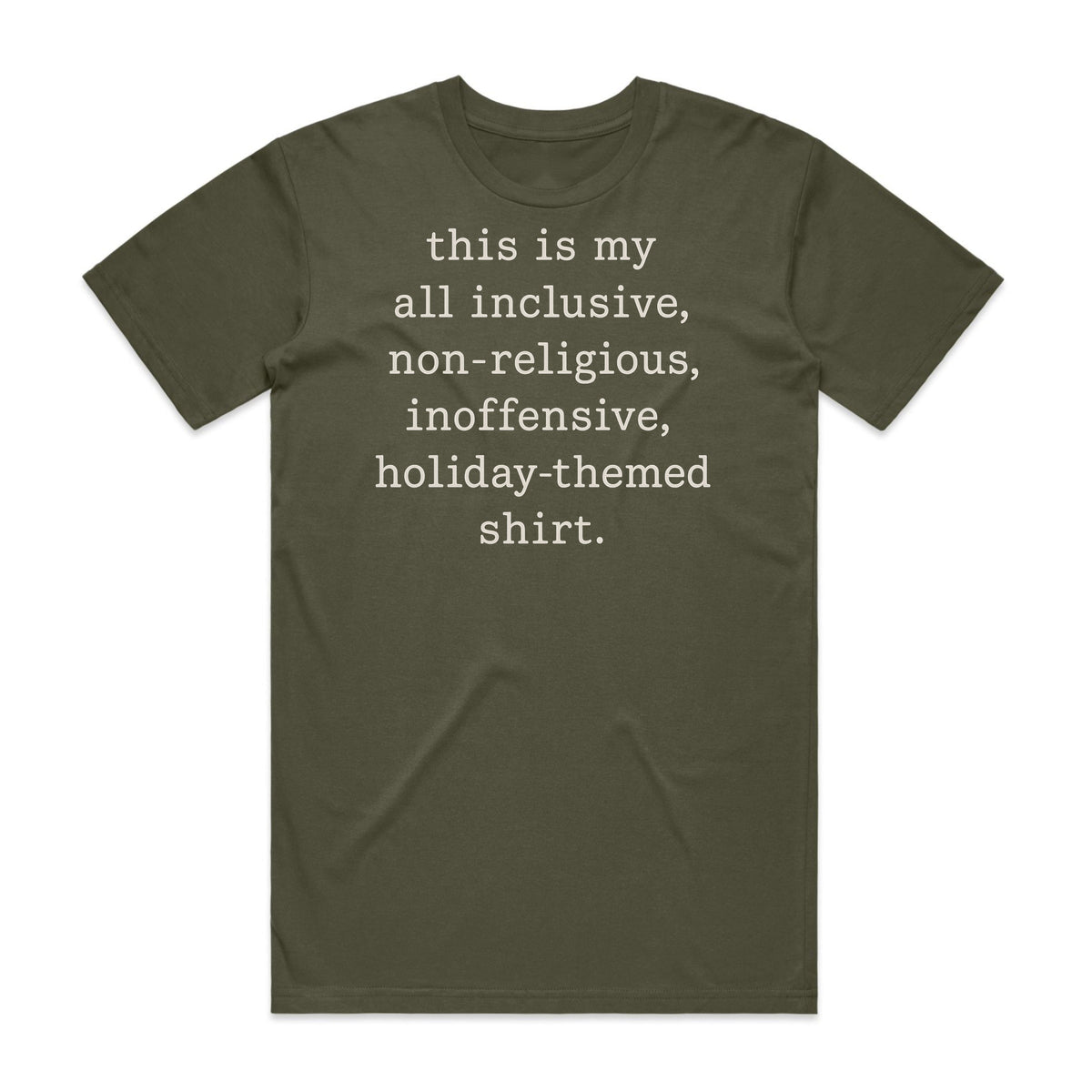 Inoffensive Holiday-Themed T-Shirt
