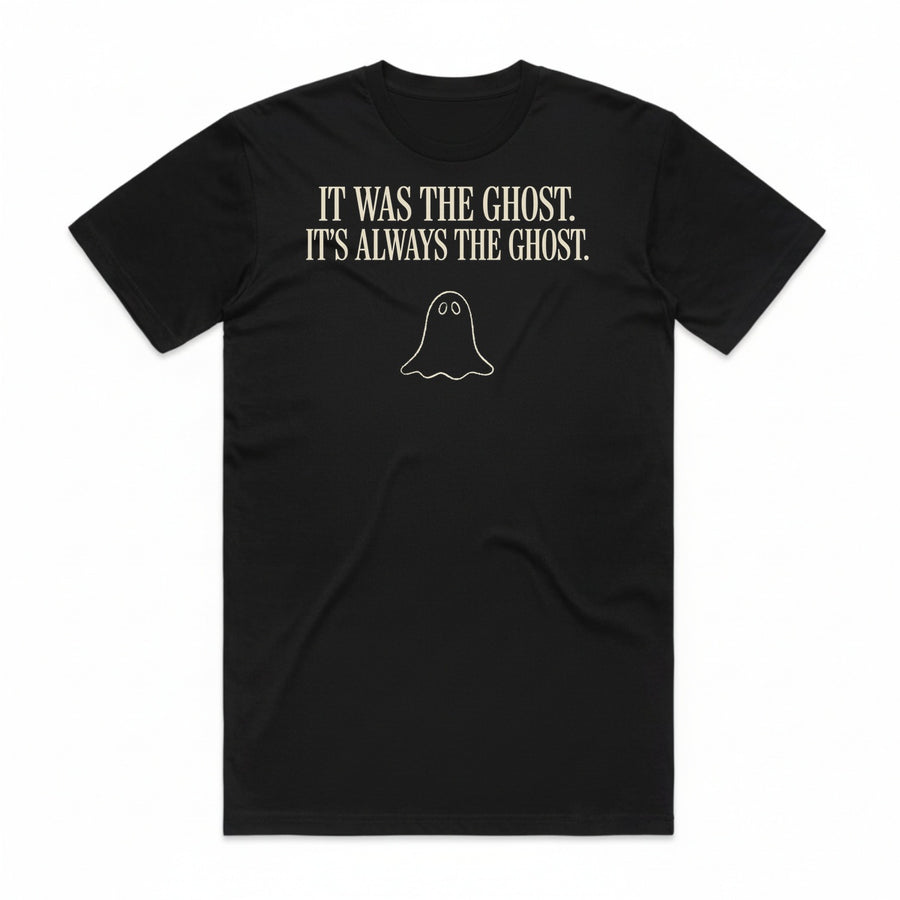 It Was The Ghost T-Shirt - Black Cat