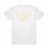 It's Frickin' Bats T-Shirt - Casper White