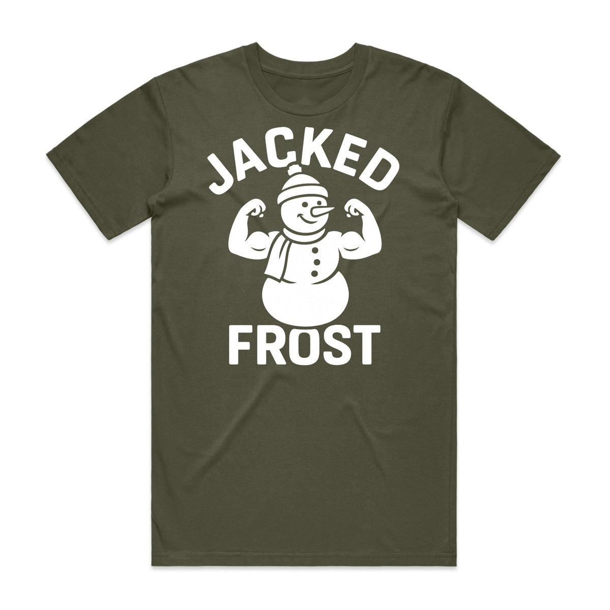 Jacked Frost Christmas Snowman T-Shirt