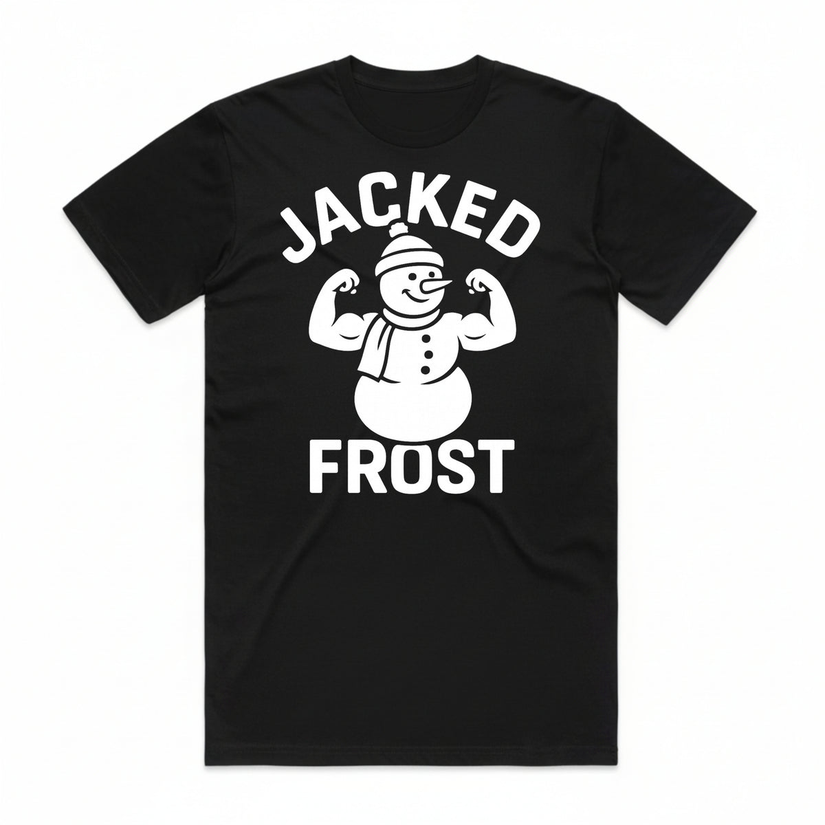 Jacked Frost Christmas Snowman T-Shirt