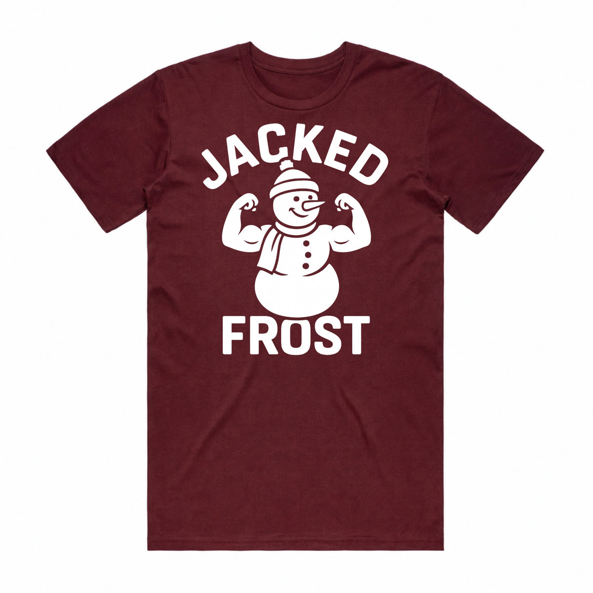 Jacked Frost Christmas Snowman T-Shirt