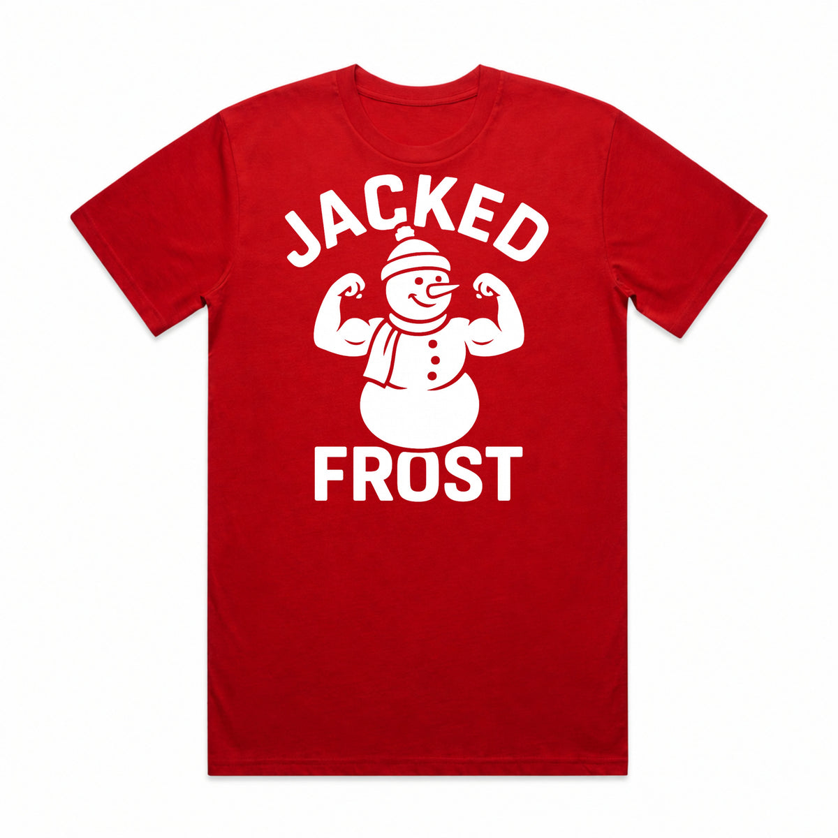 Jacked Frost Christmas Snowman T-Shirt