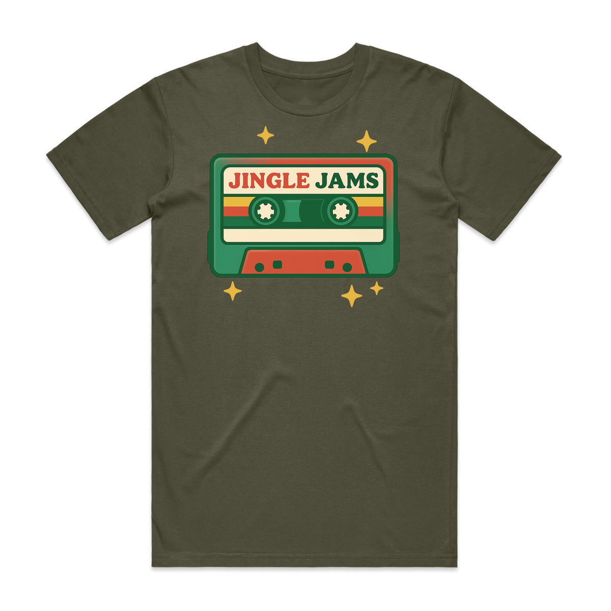 Jingle Jams Cassette Tape Christmas T-Shirt
