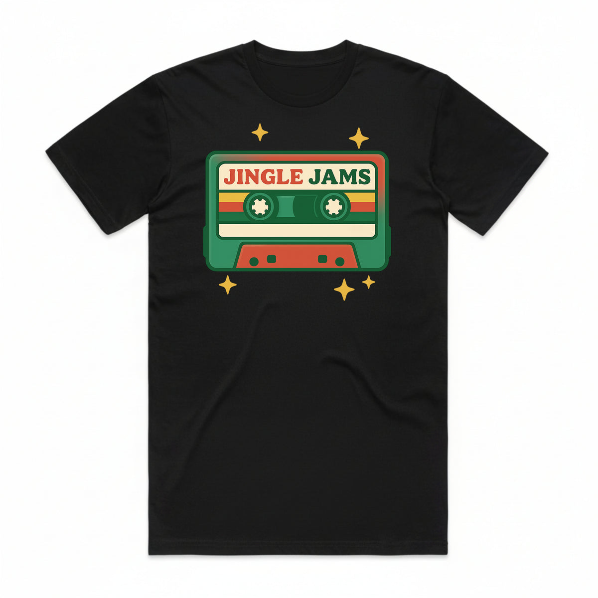 Jingle Jams Cassette Tape Christmas T-Shirt