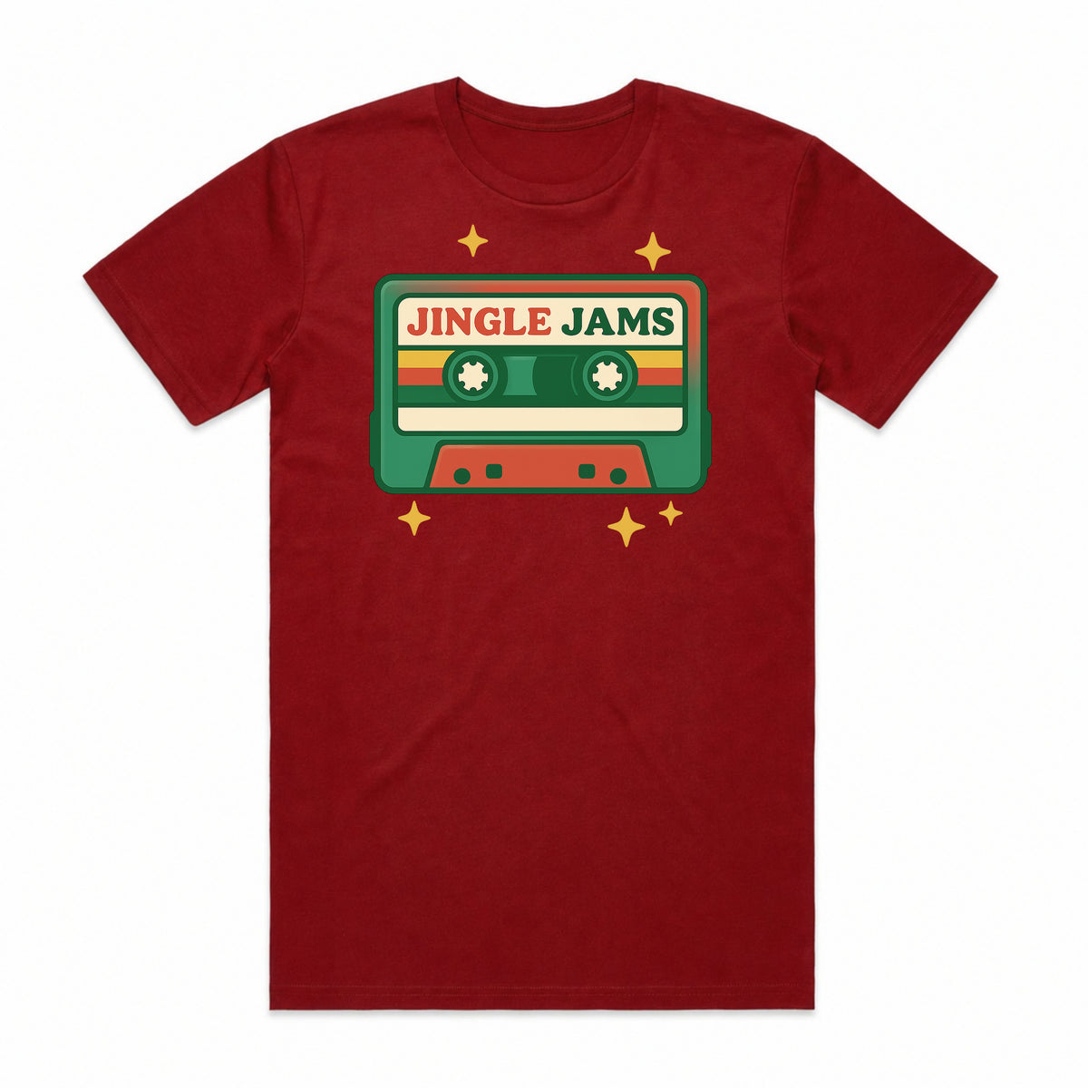 Jingle Jams Cassette Tape Christmas T-Shirt