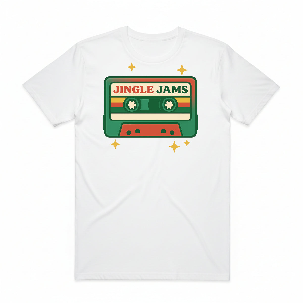 Jingle Jams Cassette Tape Christmas T-Shirt