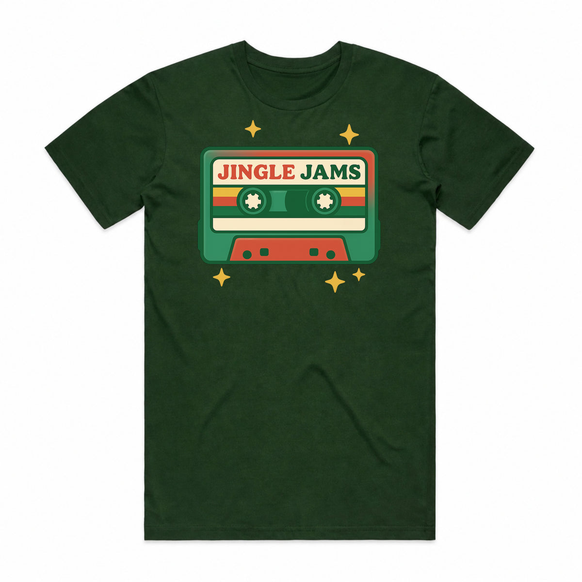 Jingle Jams Cassette Tape Christmas T-Shirt