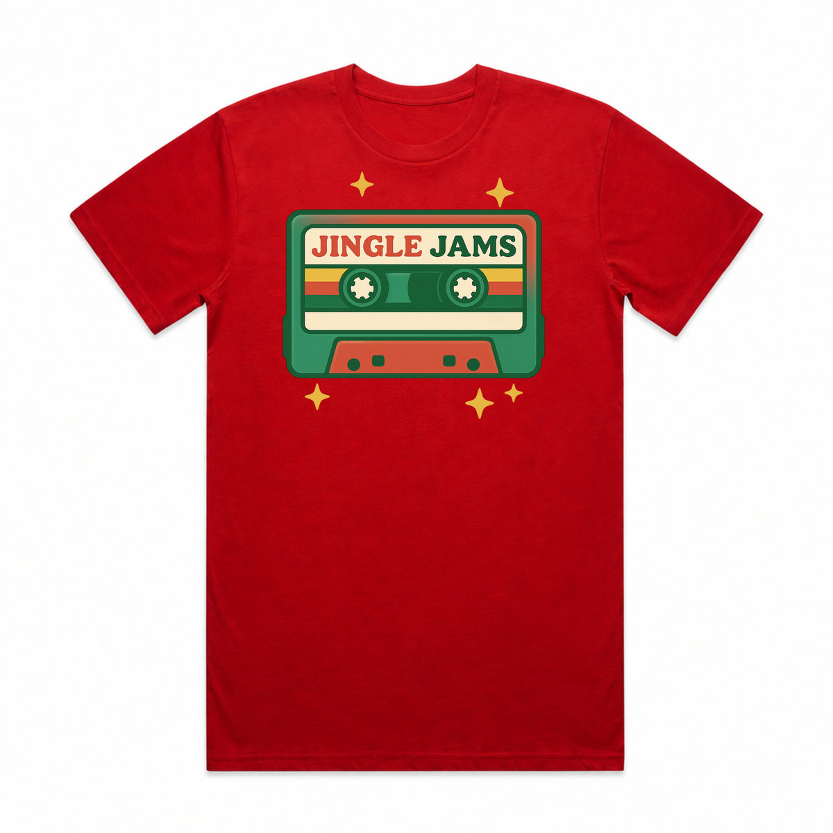 Jingle Jams Cassette Tape Christmas T-Shirt