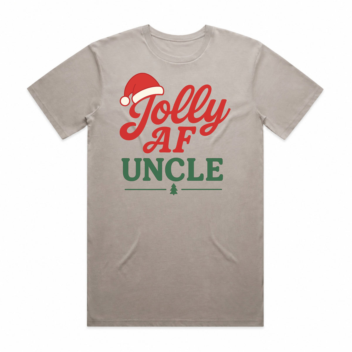 Jolly AF Uncle Christmas T-Shirt