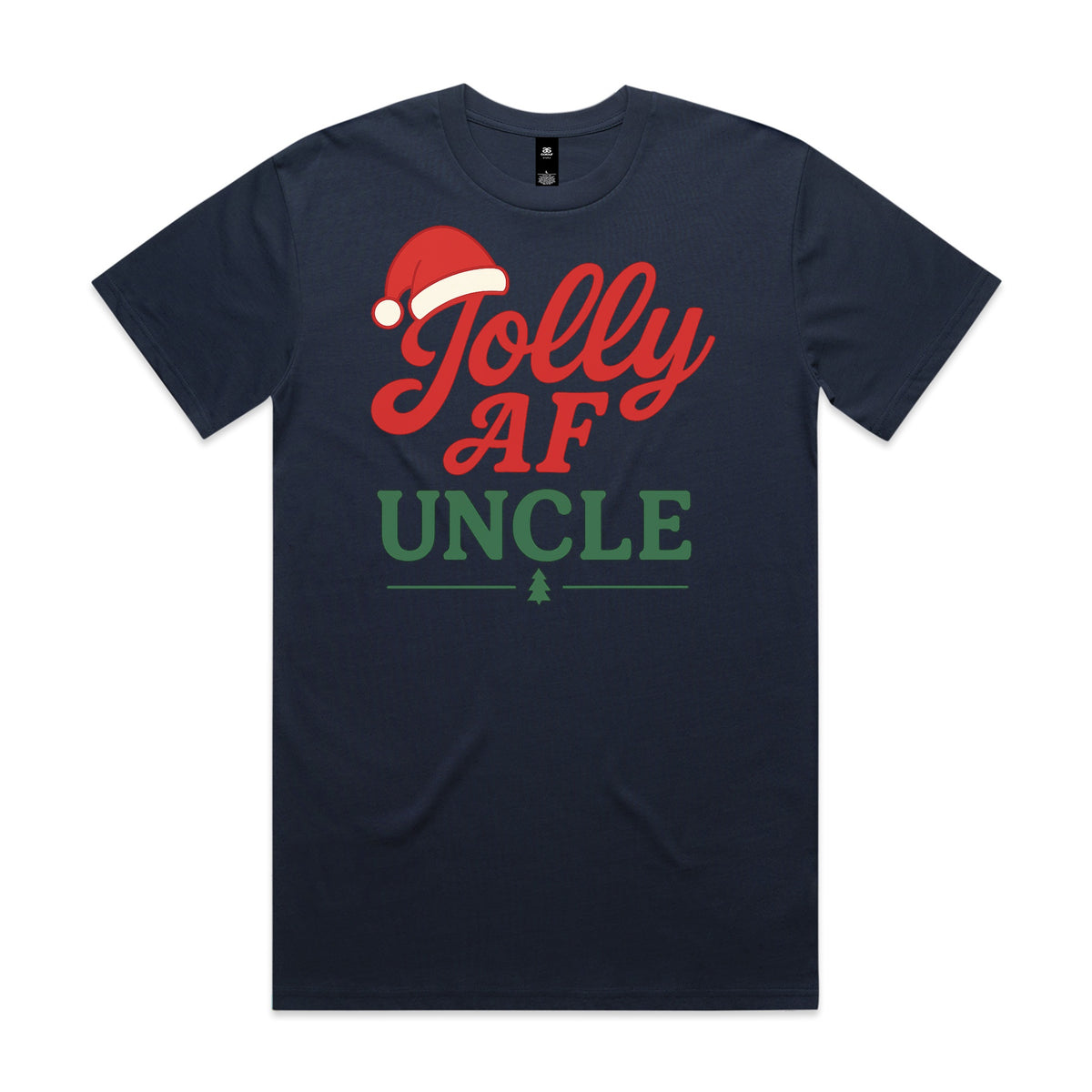 Jolly AF Uncle Christmas T-Shirt