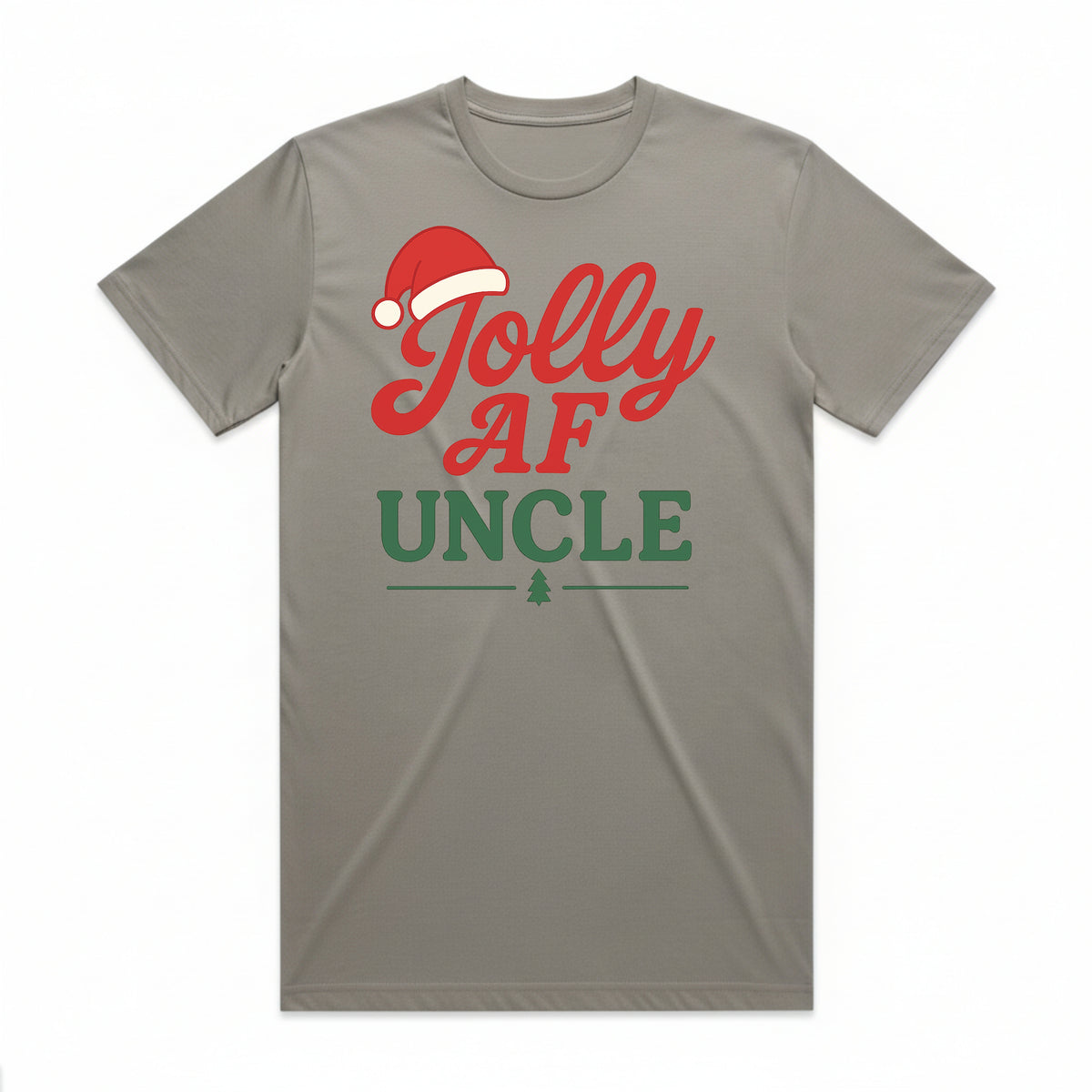 Jolly AF Uncle Christmas T-Shirt
