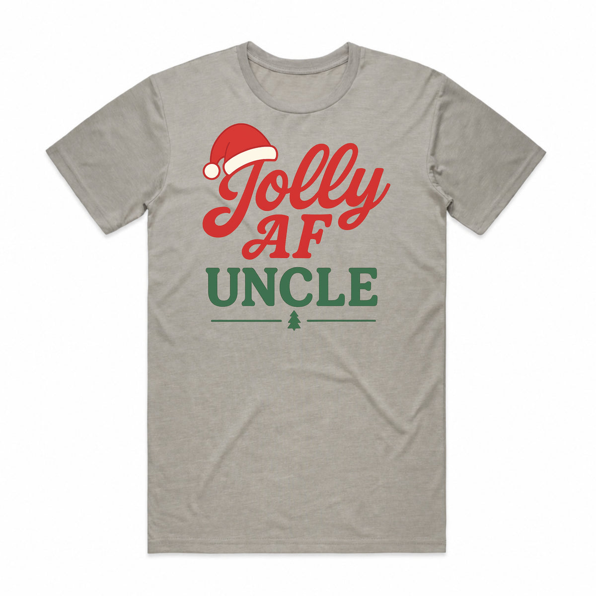 Jolly AF Uncle Christmas T-Shirt