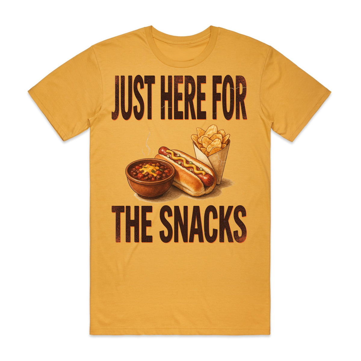 Just Here for the Snacks T-Shirt