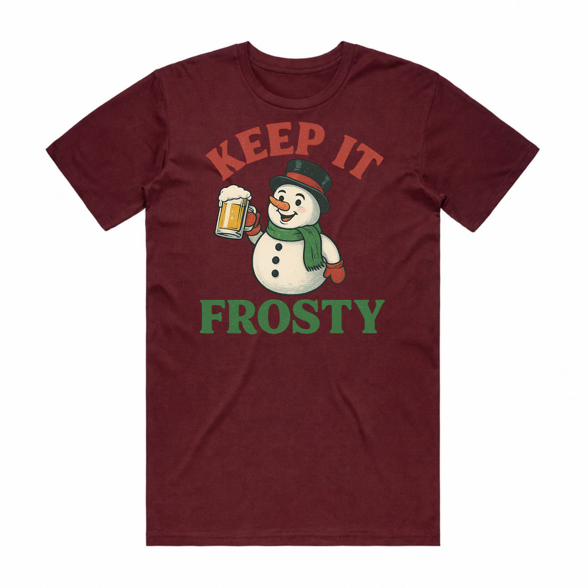 Keep it Frosty Christmas Snowman T-Shirt