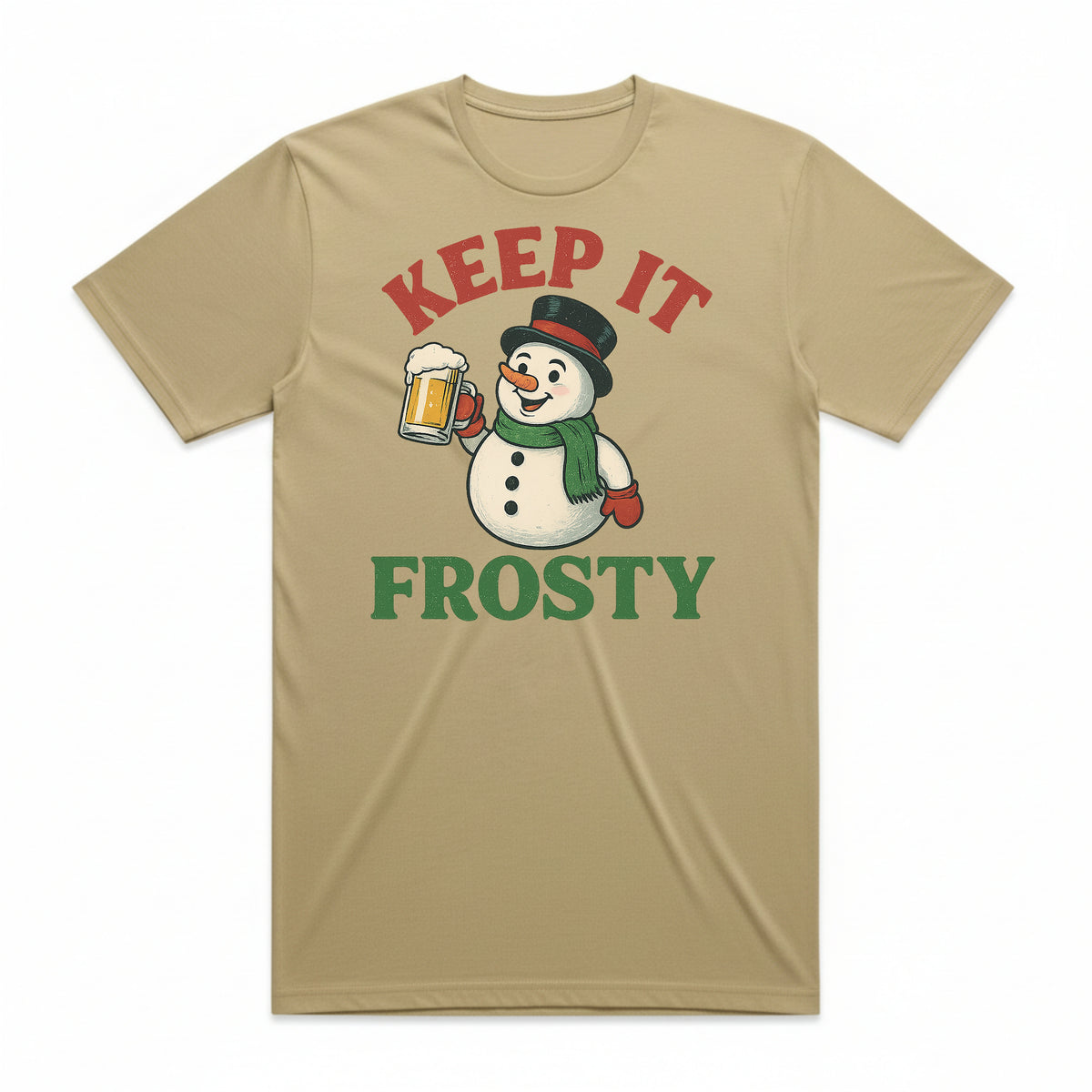 Keep it Frosty Christmas Snowman T-Shirt