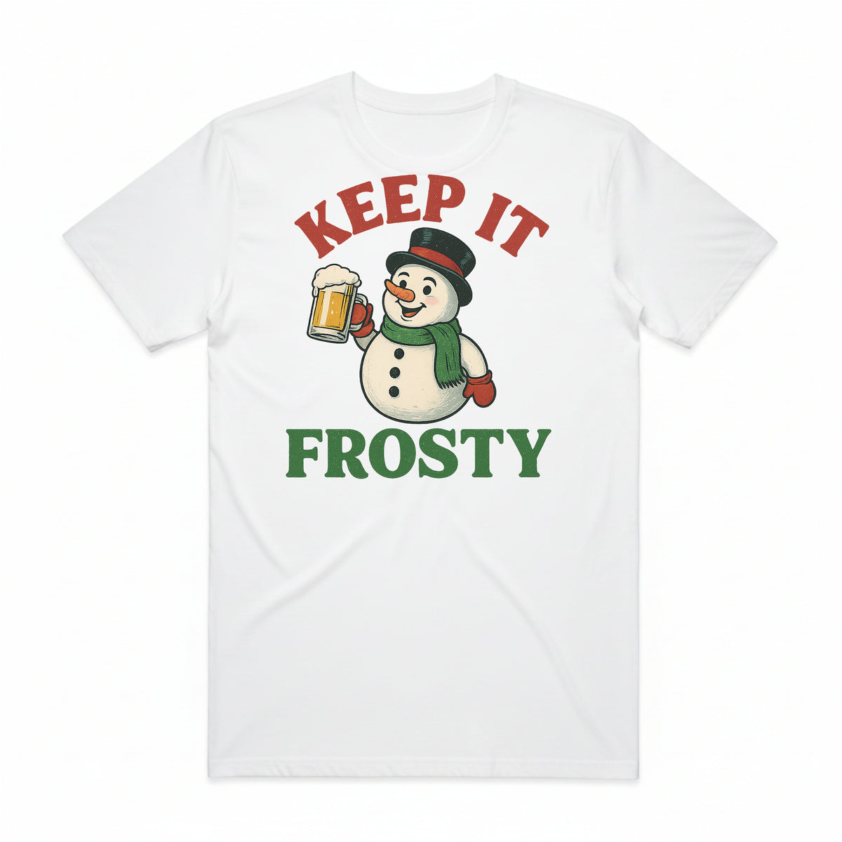 Keep it Frosty Christmas Snowman T-Shirt