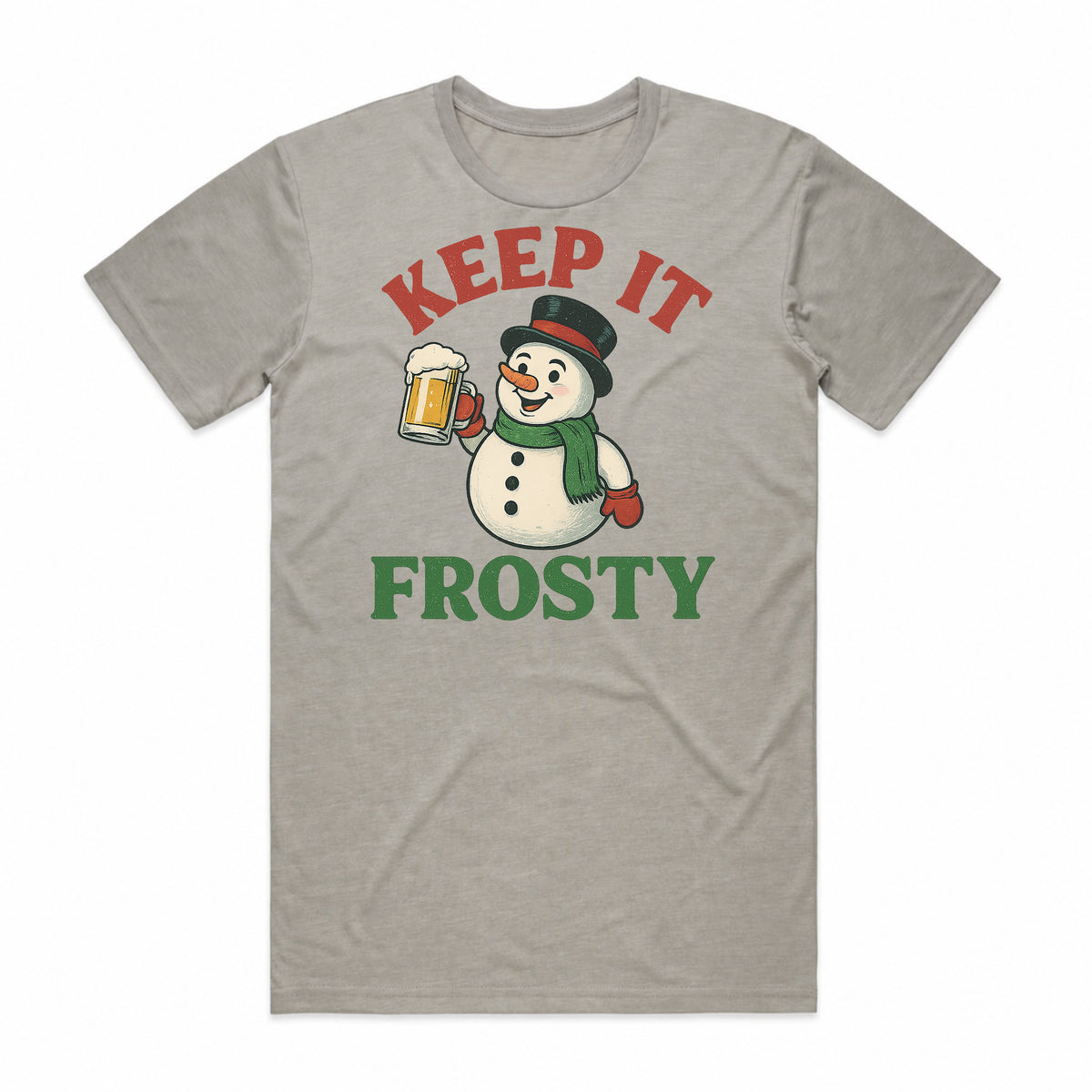 Keep it Frosty Christmas Snowman T-Shirt