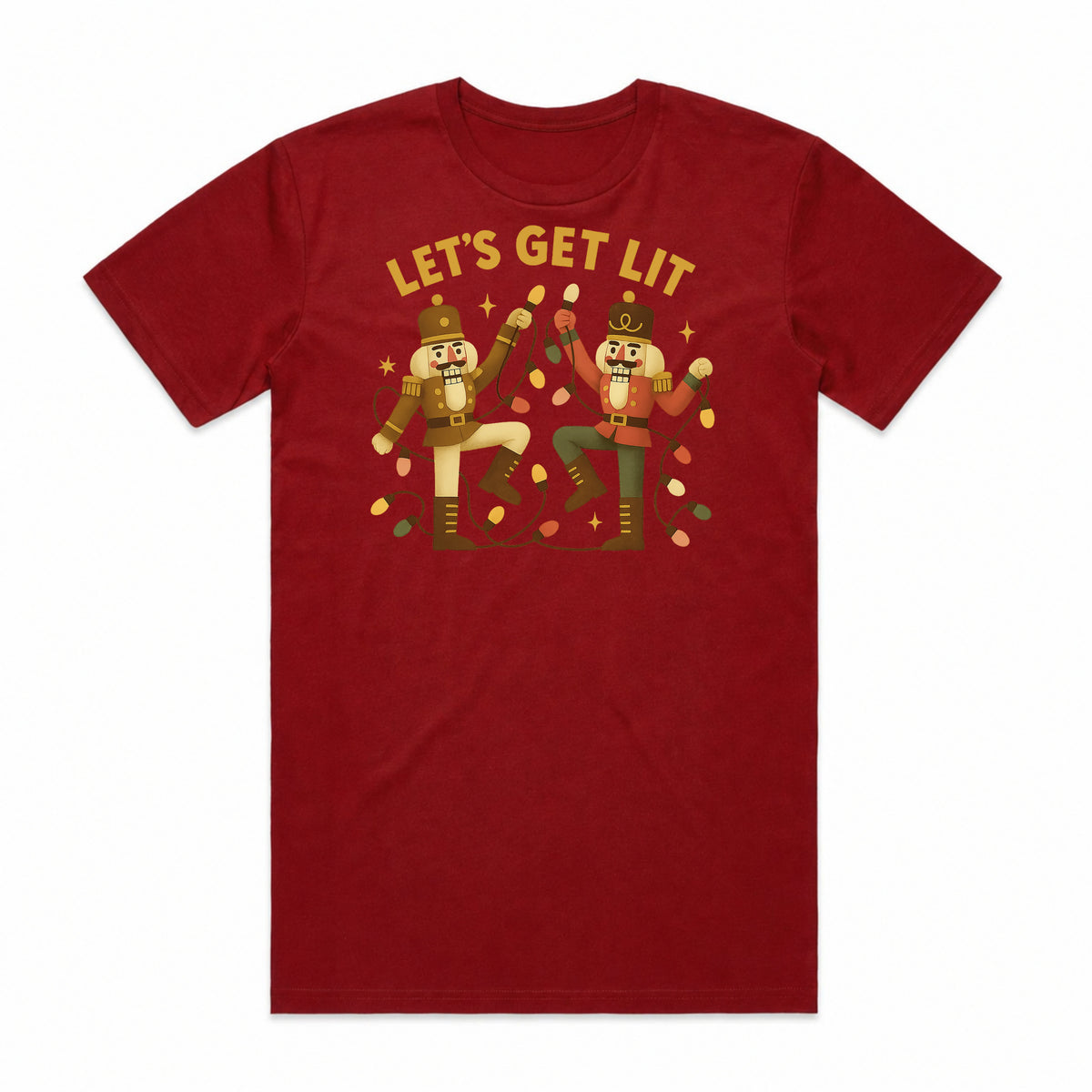 Let's Get Lit Nutcracker Christmas T-Shirt
