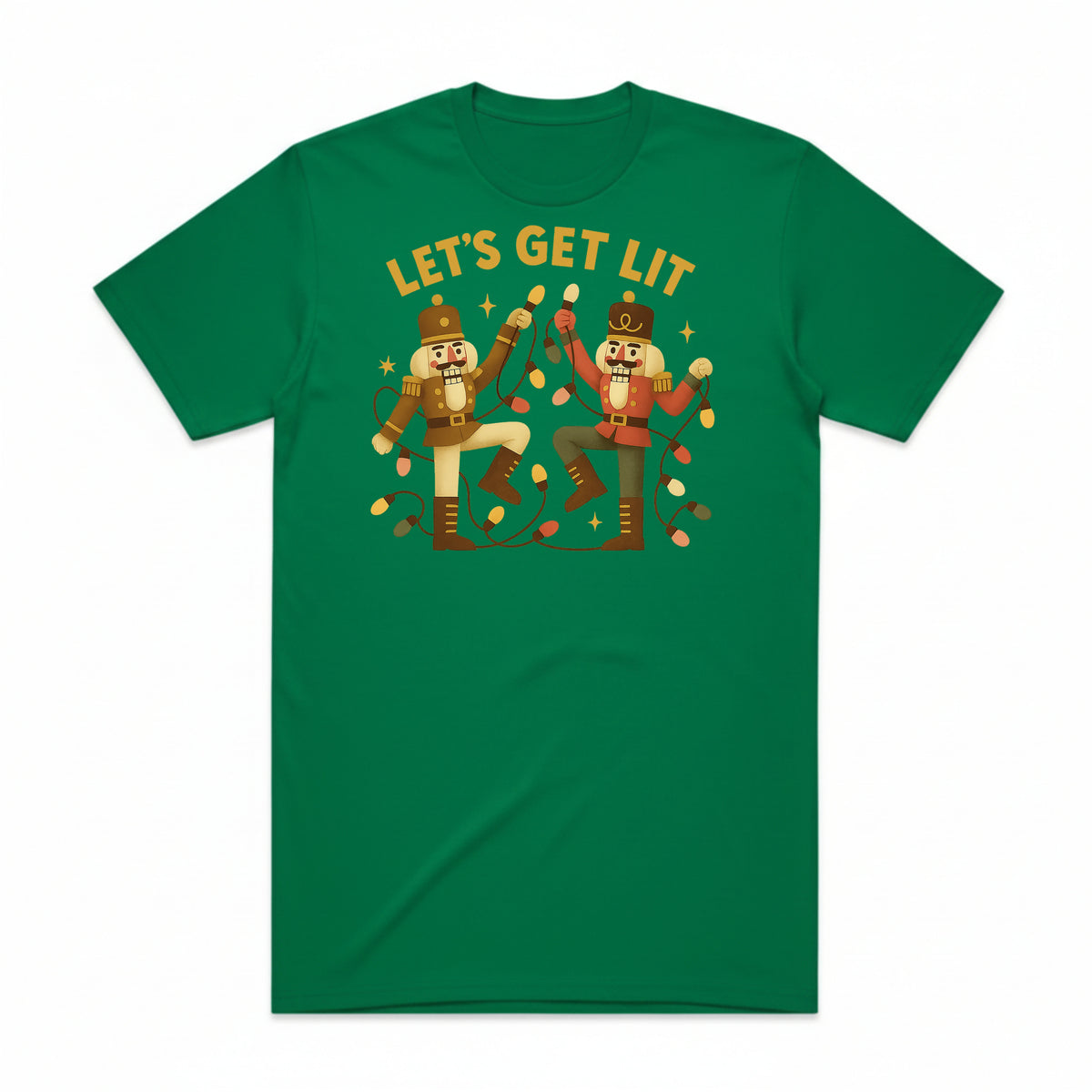 Let's Get Lit Nutcracker Christmas T-Shirt