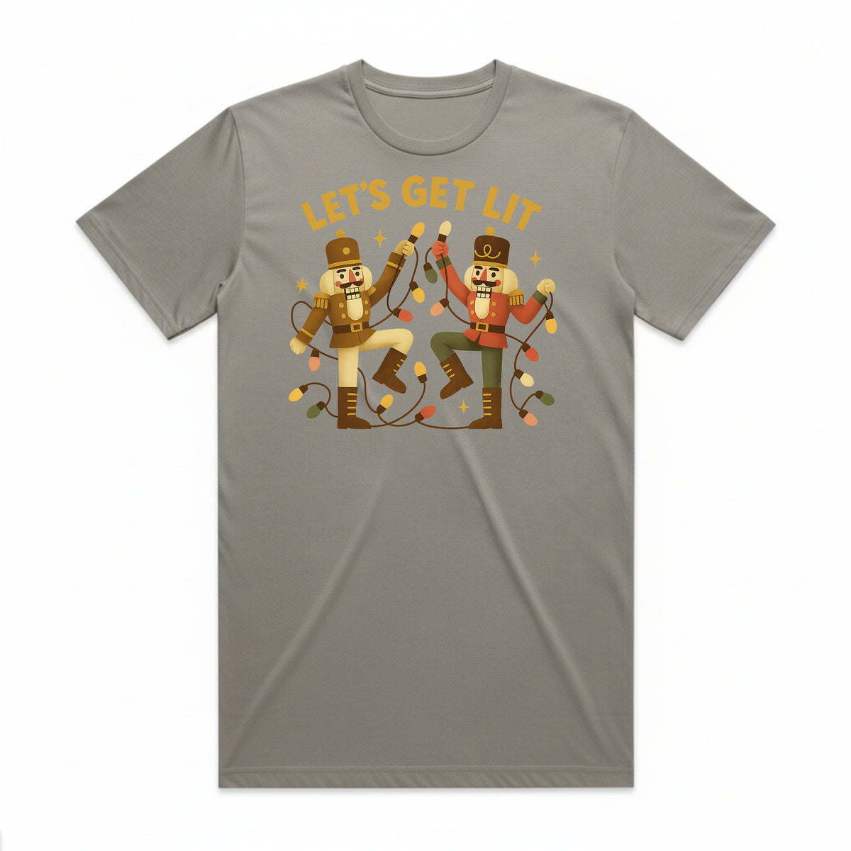 Let's Get Lit Nutcracker Christmas T-Shirt