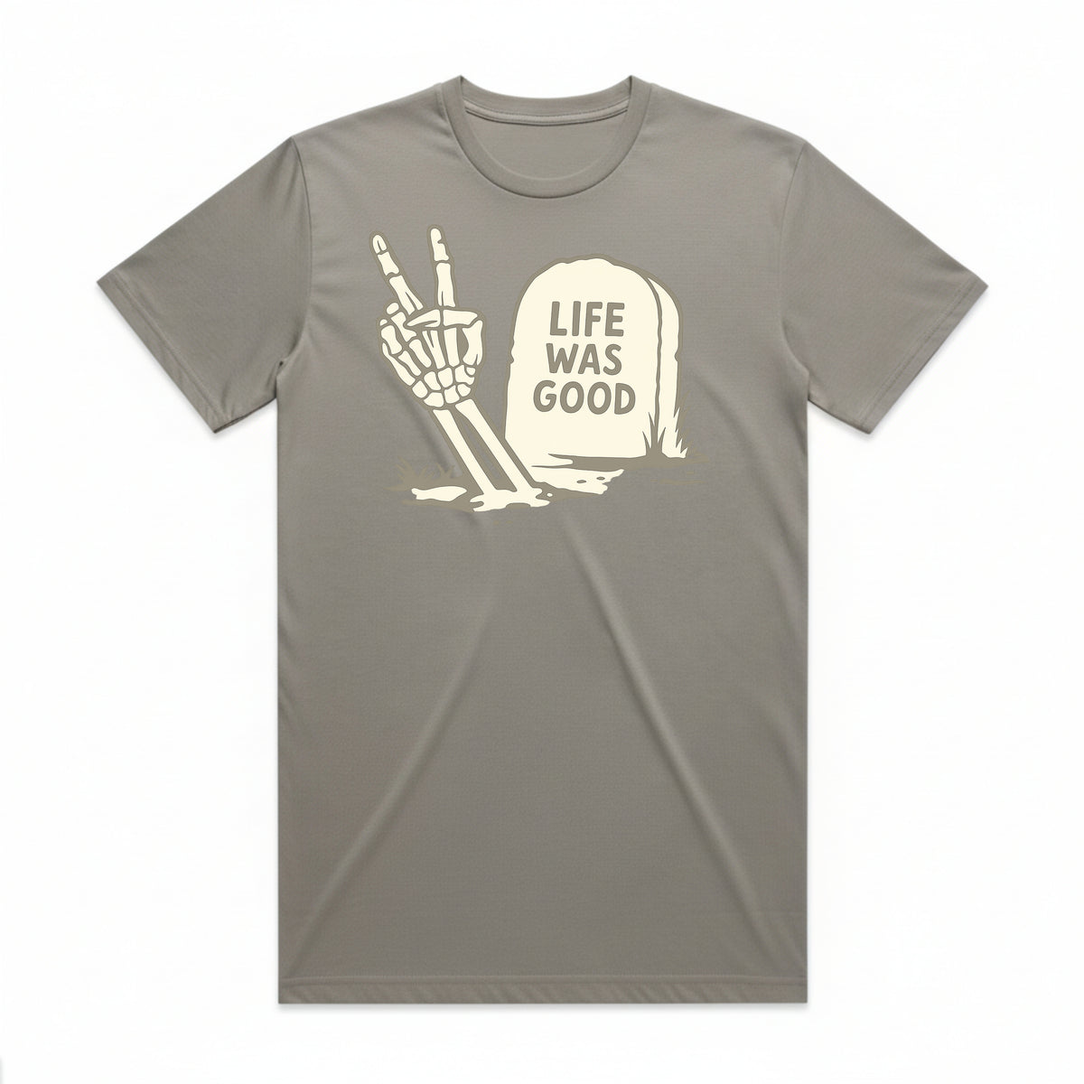 Life Was Good Gravestone T-Shirt