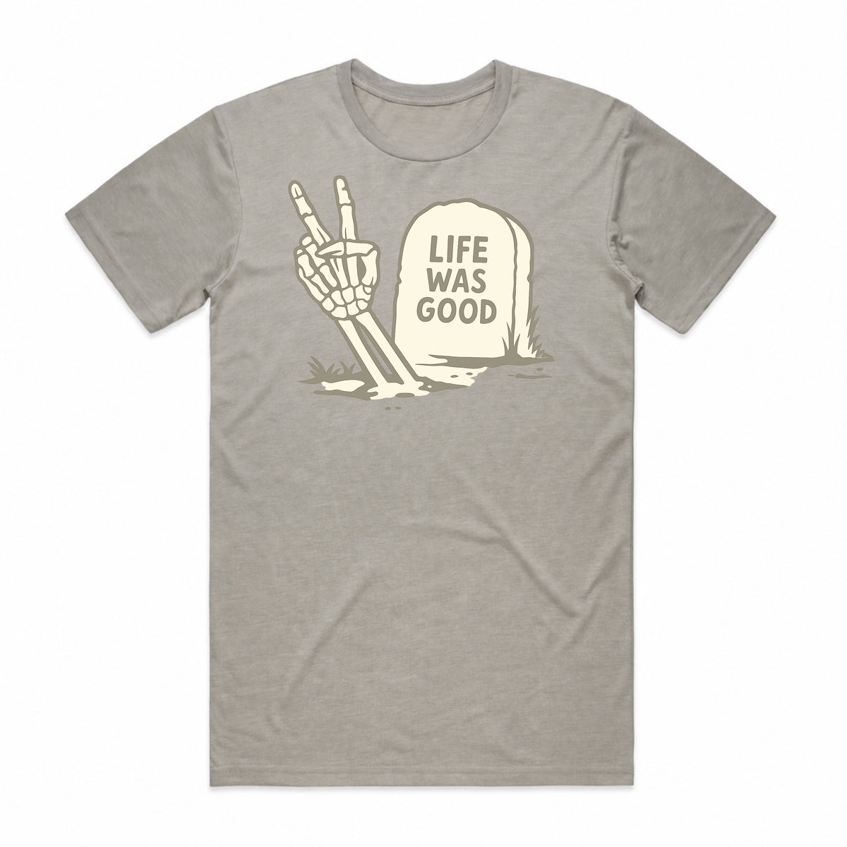 Life Was Good Gravestone T-Shirt