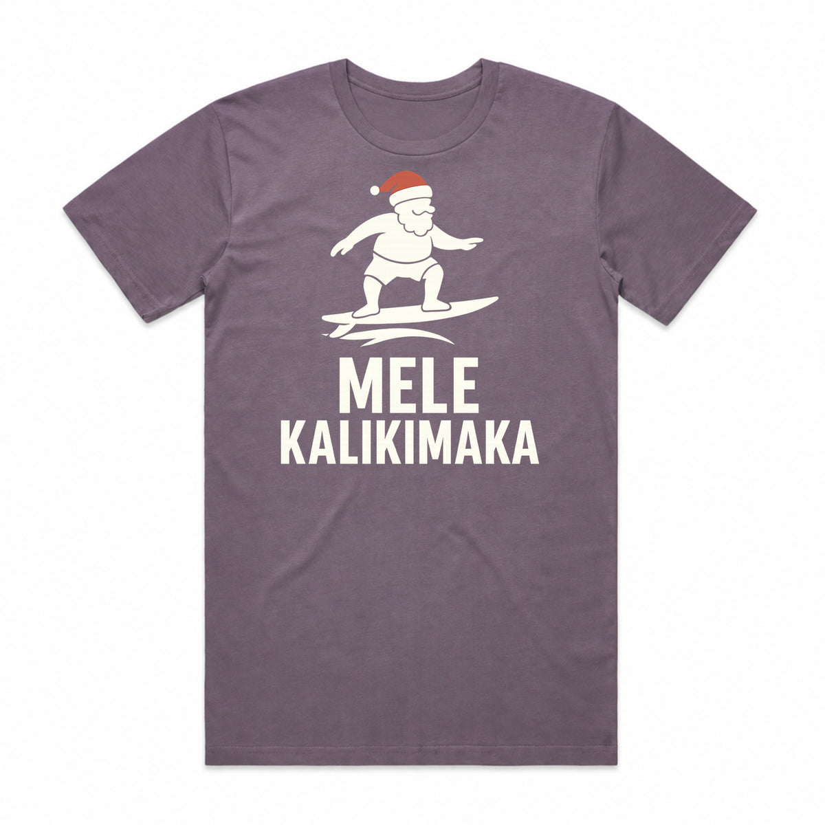 Mele Kalikimaka Surfing Santa T-Shirt