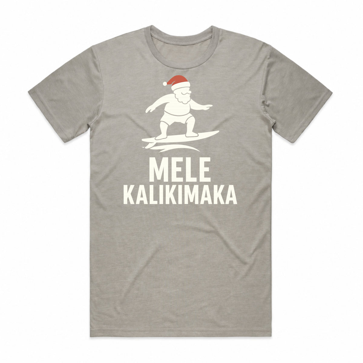 Mele Kalikimaka Surfing Santa T-Shirt