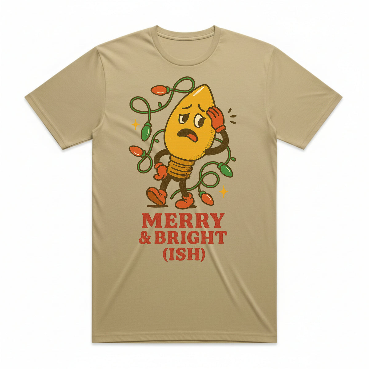 Merry & Bright (Ish) Christmas T-Shirt